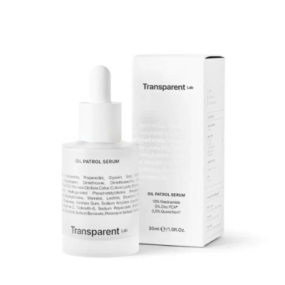 Матирующая сыворотка для лица с ниацинамидом и цинком TRANSPARENT LAB Oil Patrol Serum - 30 мл