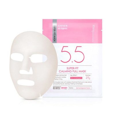 Успокаивающая тканевая маска ACWELL Super Fit Calming Full Mask