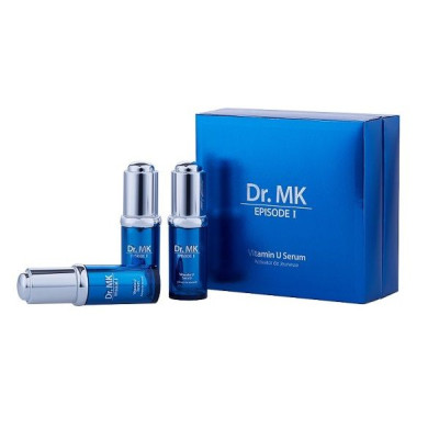 Ампульные сыворотки с эффектом ботокса CUSKIN Dr.MK Episode I Vitamin U Serum - 3шт по 10мл