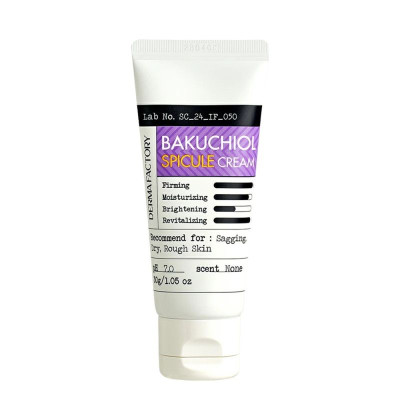 Антивозрастной крем с 1% бакучиола и микроиглами DERMA FACTORY Bakuchiol Spicule Cream - 30 мл