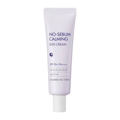 Солнцезащитный крем с матирующим эффектом DERMA FACTORY No-Sebum Calming Sun Cream - 50 г