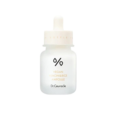 Ампульная сыворотка с ниацинамидом и экстрактом риса DR CEURACLE Vegan Niacin & Rice Ampoule - 30 мл