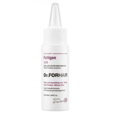 Маска-кондиционер для повреждённых волос DR FORHAIR Folligen Silk Treatment - 50 мл