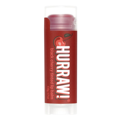Органический бальзам для губ с вишнёвым оттенком HURRAW! BALM Cherry Tinted Lip Balm - 4.8 г