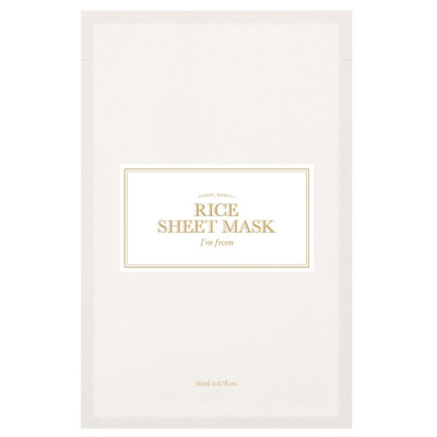 Увлажняющая тканевая маска с рисовым экстрактом I'M FROM Rice Sheet Mask