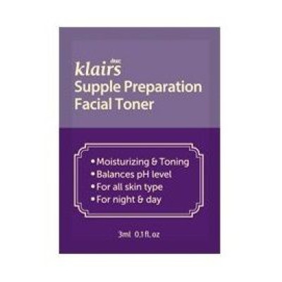 Успокаивающий тонер KLAIRS Supple Preparation Facial Toner - 3 мл