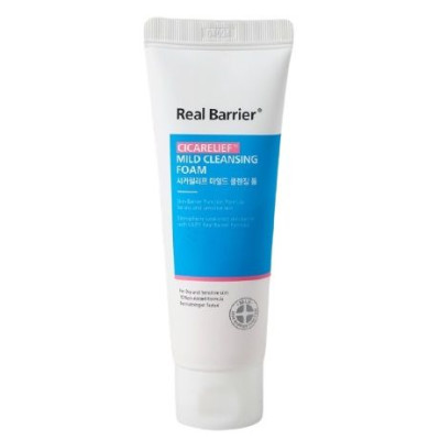 Успокаивающая пенка с центеллой REAL BARRIER Cicarelief Mild Cleansing Foam - 120 мл