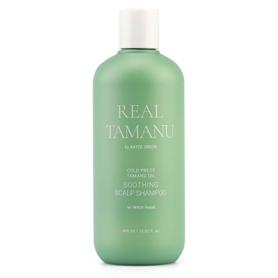Успокаивающий шампунь с маслом таману RATED GREEN Real Tamanu Cold Pressed Tamanu Oil Soothing Scalp Shampoo - 400 мл