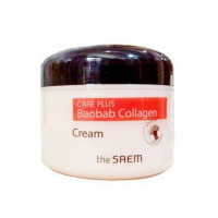 Колагеновий крем з баобабом THE SAEM Care Plus Baobab Collagen Cream - 100 мл Колагеновий крем з баобабом THE SAEM Care Plus Baobab Collagen Cream - 100 мл