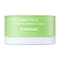 Защитный крем с зеленым чаем и керамидами By WISHTREND Green Tea Ceramide Barrier Cream - 50 г