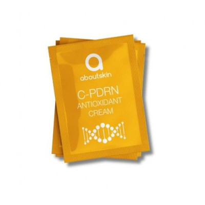 Осветляющий антиоксидантный крем-биорепарант ABOUT SKIN C-PDRN Antioxidant Cream - 5 мл Осветляющий антиоксидантный крем-биорепарант ABOUT SKIN C-PDRN Antioxidant Cream - 5 мл