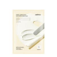 Осветляющая тканевая крем-маска CELIMAX Pore plus Dark Spot Brightening Cream Mask