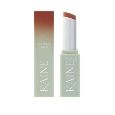Увлажняющий бальзам-блеск для губ с керамидами KAINE Glow Melting Lip Balm Warm Apricot - 3,7г