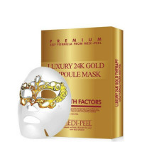 Маска с коллоидным золотом для возрастной кожи MEDI-PEEL Luxury 24k Gold Ampoule Mask Маска с коллоидным золотом для возрастной кожи MEDI-PEEL Luxury 24k Gold Ampoule Mask