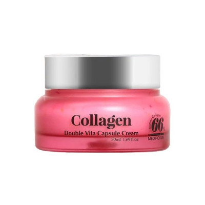 Капсульный питательный крем с коллагеном MEDIPICKME Collagen Double Vita Capsule Cream - 50 мл