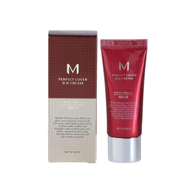ББ крем MISSHA M Perfect Cover BB Cream (SPF42/PA+++) Color - 21 "Light Beige" - 20 мл