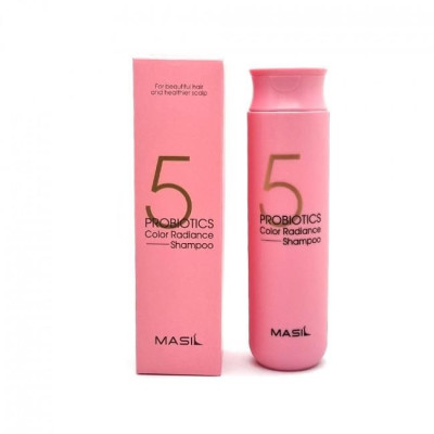 Шампунь для блеска и поддержания цвета окрашенных волос MASIL 5 Probiotics Color Radiance Shampoo - 300 мл