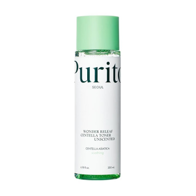 Безмасляный тонер с центеллой PURITO Wonder Relief Centella Toner Unscented - 200 мл