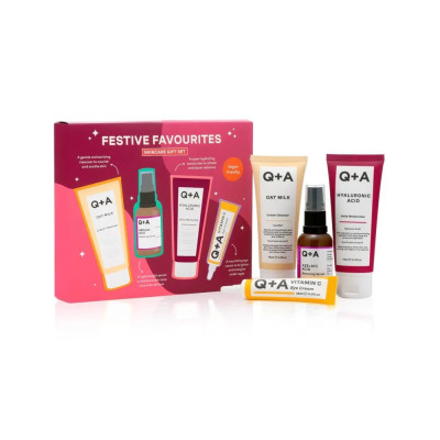 Подарочный набор средств по уходу за кожей Q+A Festive Favourites Set