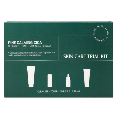 Набор миниверсий средств с экстрактом игл сосны ROUND LAB Pine Calming Cica Trial Kit