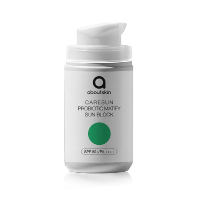 Матирующий солнцезащитный крем ABOUT SKIN CareSun Probiotic Matify Sun Block - 30 мл