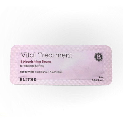 Эссенция для лица на основе бобов BLITHE Vital Treatment 8 Nourishing Beans - 2 мл