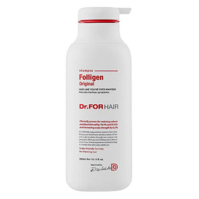 Укрепляющий шампунь с липосомами против выпадения волос DR FORHAIR Folligen Original Shampoo - 300 мл