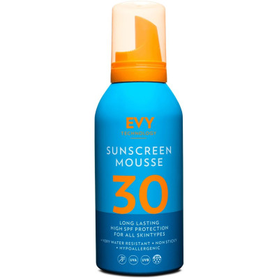 Стойкий солнцезащитный мусс для лица и тела EVY TECHNOLOGY Sunscreen mousse - 150 мл (SPF 30)