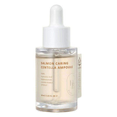 Ревитализирующая ампула для лица HEVEBLUE Salmon Caring Centella Ampoule - 30 мл