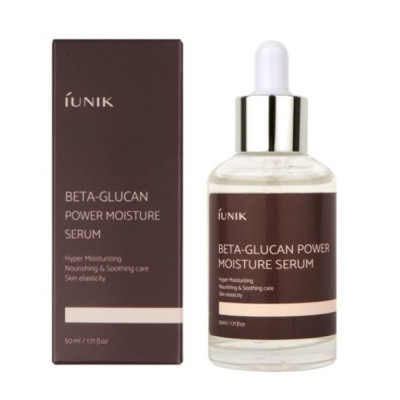 Увлажняющая сыворотка с бета-глюканом IUNIK Beta Glucan Power Moisture Serum - 50 мл