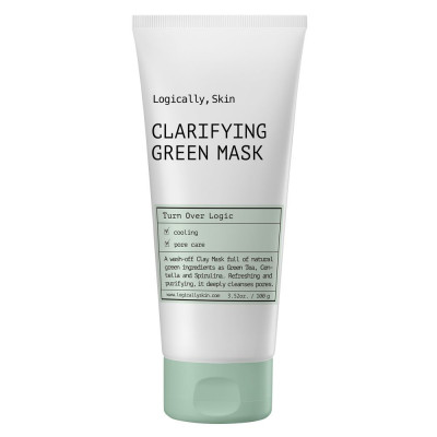 Очищающая маска с глиной и спирулиной LOGICALLY SKIN Clarifying Green Mask - 100 г