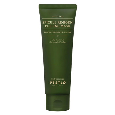 Очищающая маска с зеленым чаем, полынью и спикулами PESTLO Spicule Re-Born Peeling Mask - 120 мл