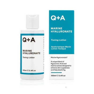 Тонизирующий лосьон с гиалуроновой кислотой Q+A Marine Hyaluronate Toning Lotion - 100 мл