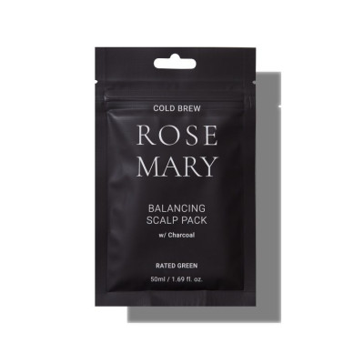 Восстанавливающая маска для жирной кожи головы RATED GREEN Cold Brew Rose Mary Balancing Scalp Pack - 50 мл