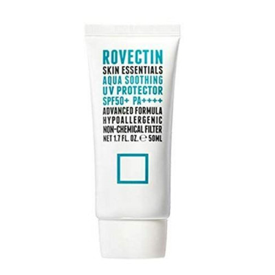 Солнцезащитный крем на физических фильтрах ROVECTIN Skin Essentials Aqua Soothing UV Protector - 50 мл