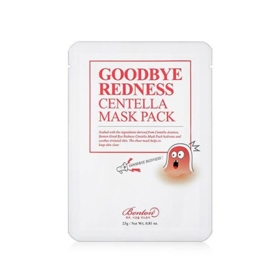 Тканевая маска с центеллой BENTON Goodbye Redness Centella Mask Pack - 1 шт