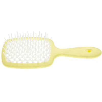 Расческа JANEKE Superbrush желтый с белым