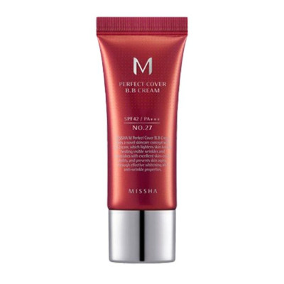 ББ крем MISSHA M Perfect Cover BB Cream Color 27 Honey Beige - 20 мл (SPF42/PA+++)