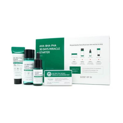 Кислотный набор для проблемной кожи SOME BY MI AHA/BHA/PHA 30 Days Miracle Starter Kit Edition